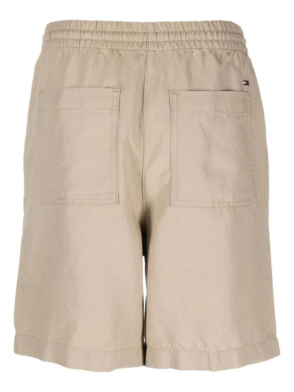 Drawstring Knee-Length Shorts