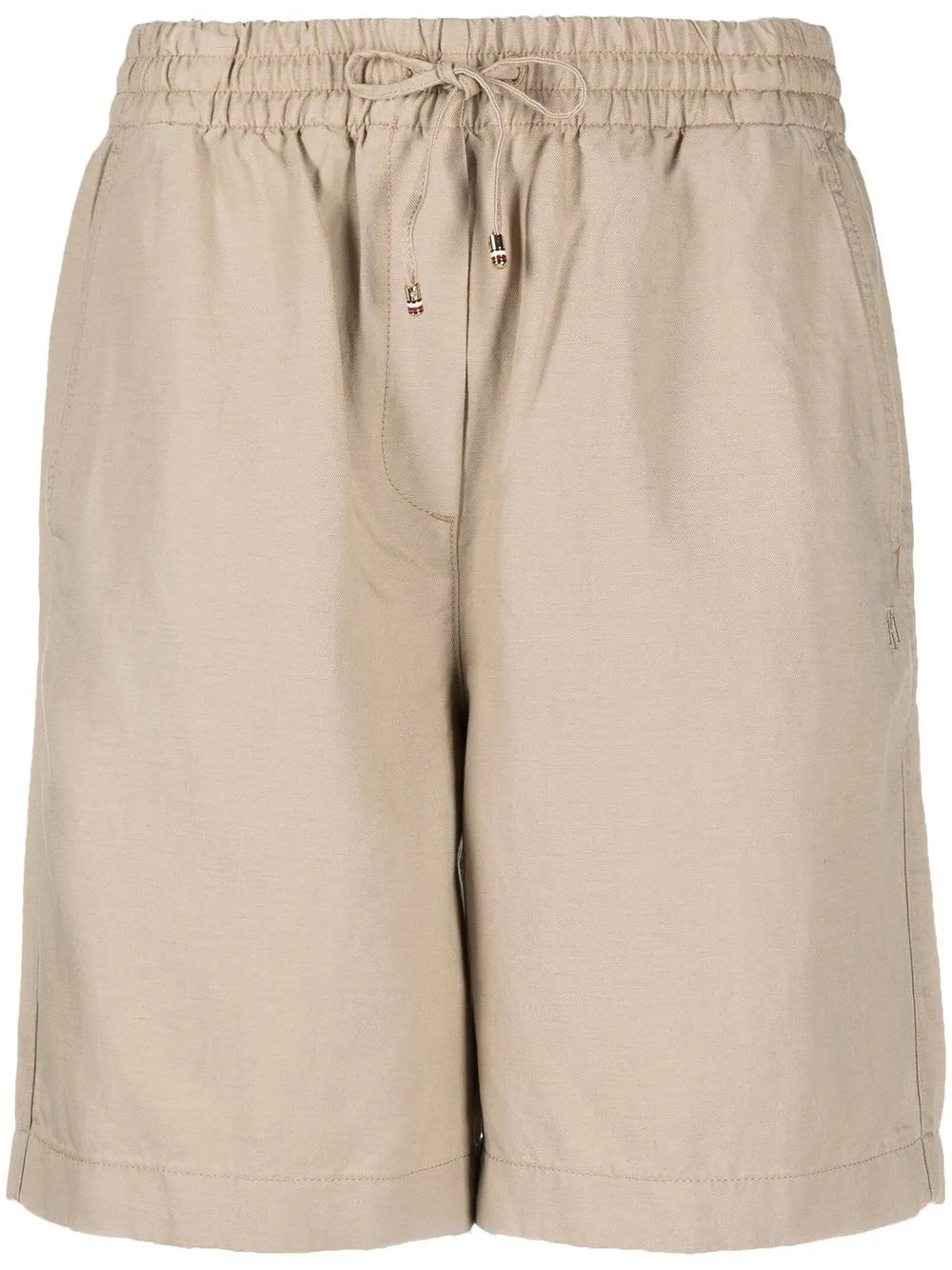 Drawstring Knee-Length Shorts