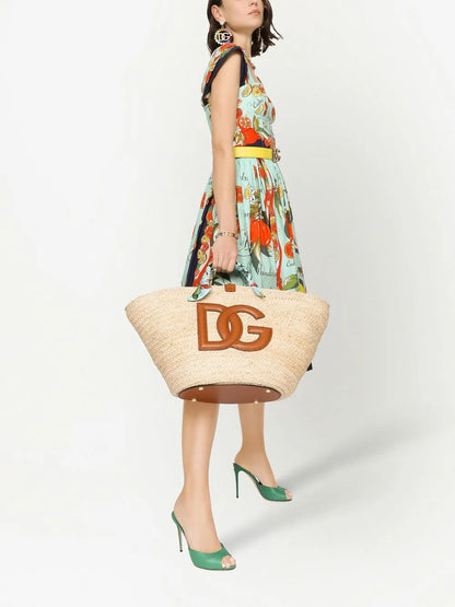 Fruit-Print A-Line Dress