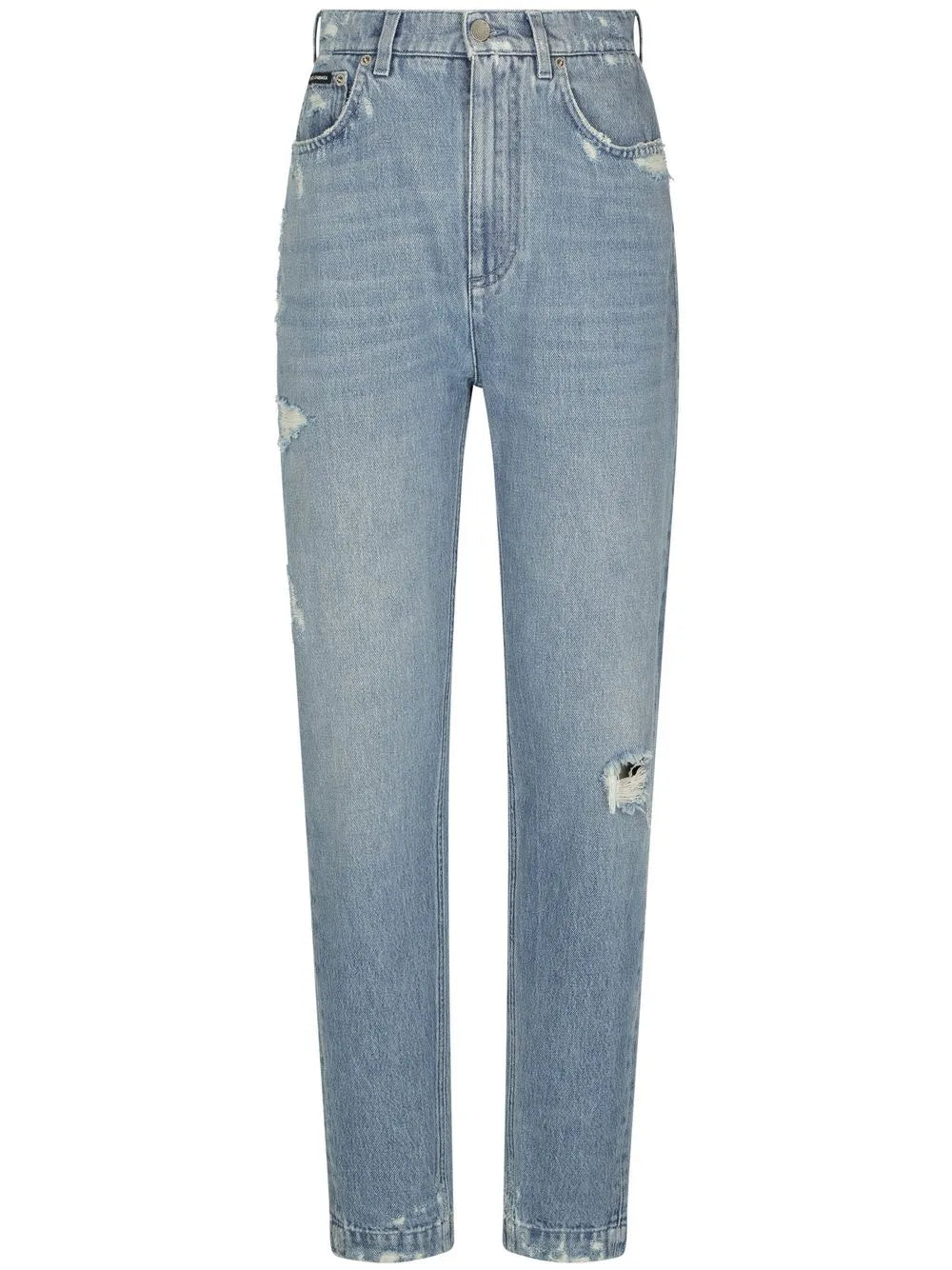 Mini-Ripped Detail Jeans