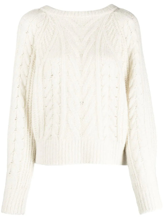 Cable-Knit Wool-Blend Jumper