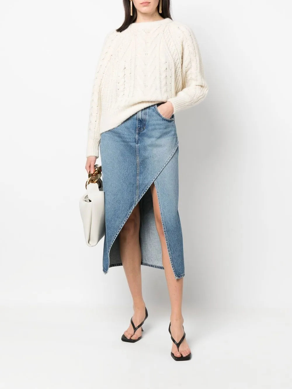 Cable-Knit Wool-Blend Jumper
