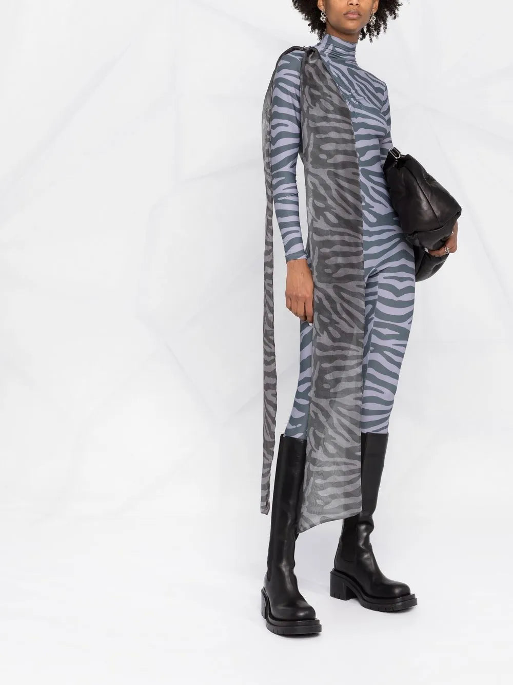 Liquorice Bow-Detail Jumpsuit