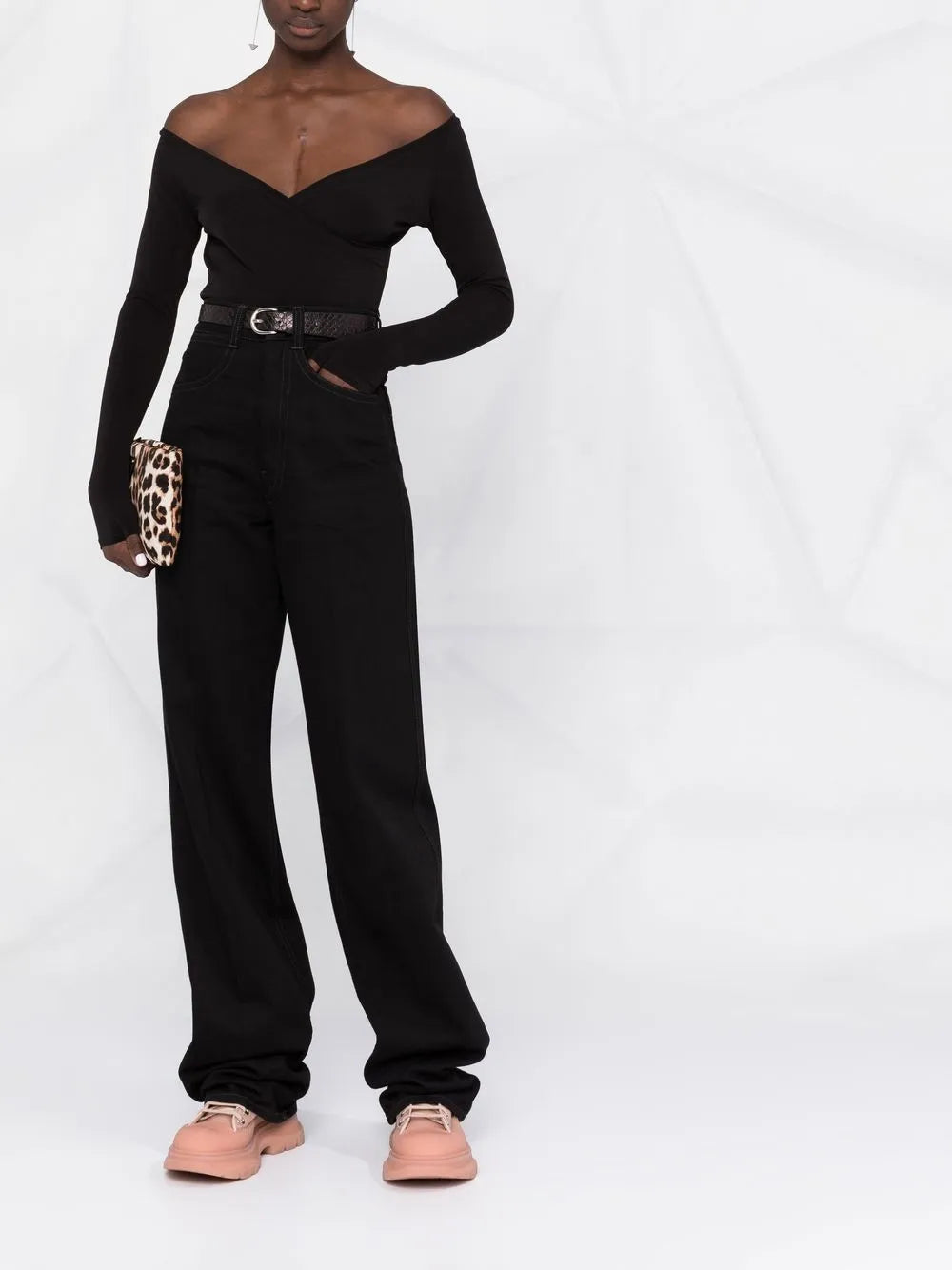 Off-Shoulder V-Neck Body
