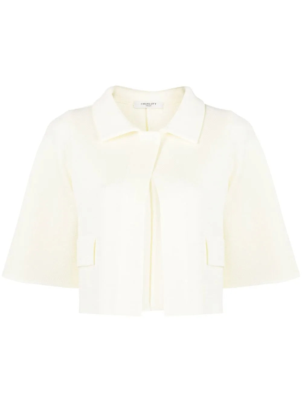 Short-Sleeve Knitted Jacket