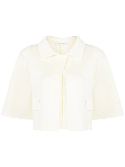 Short-Sleeve Knitted Jacket