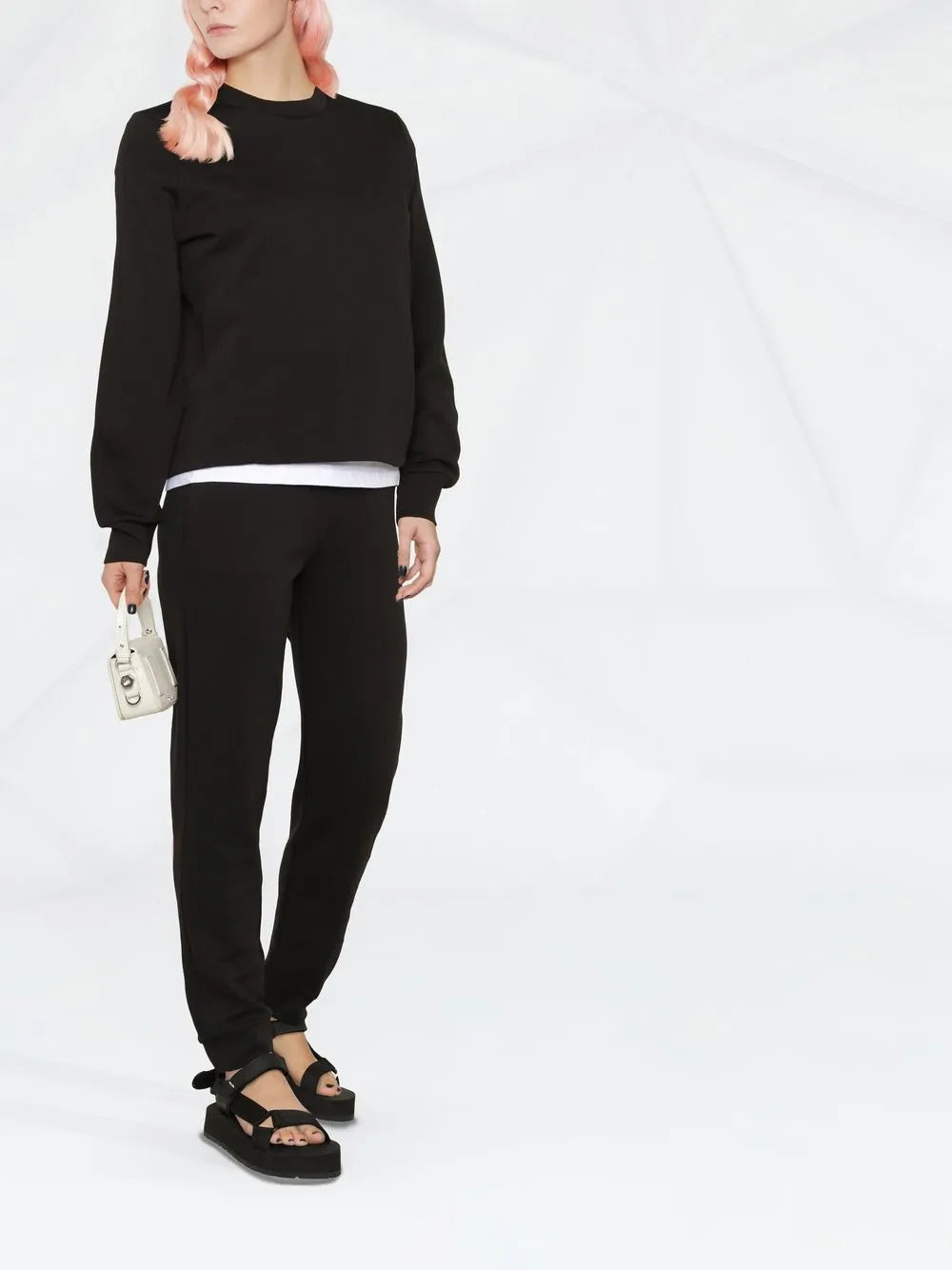 Logo-Print Crew Neck Sweatshirt