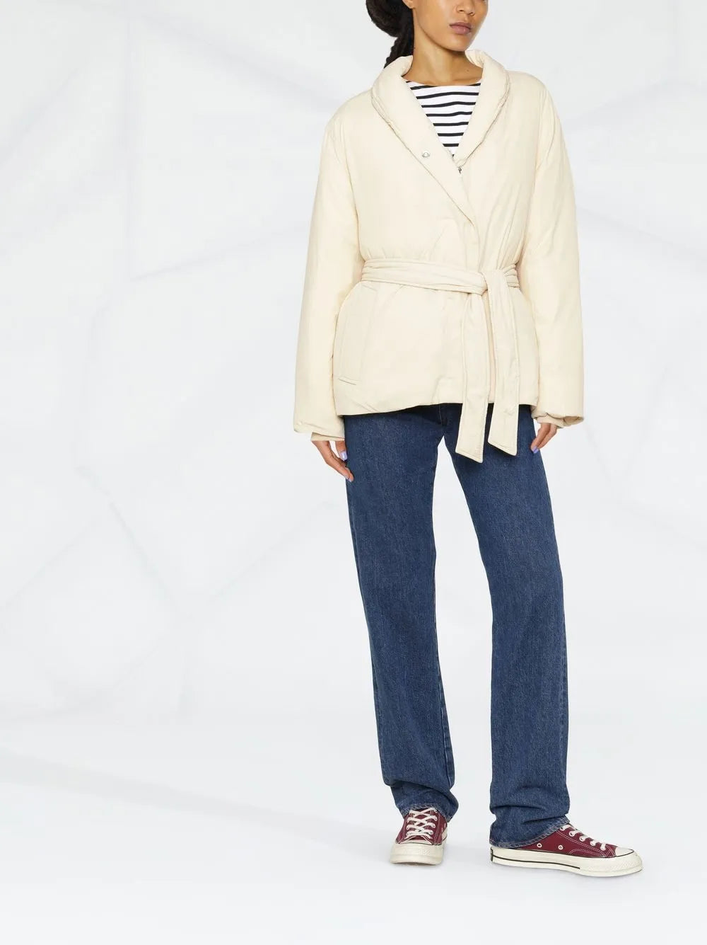 Down Wrap Puffer Jacket