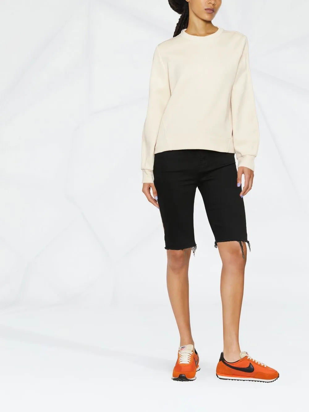Logo-Print Crew Neck Sweatshirt