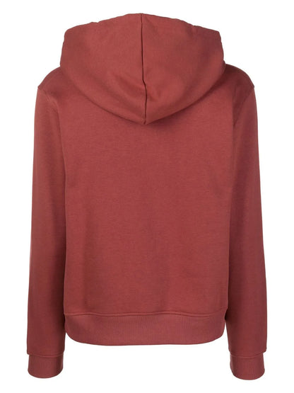 Chest-Logo Drawstring Hoodie