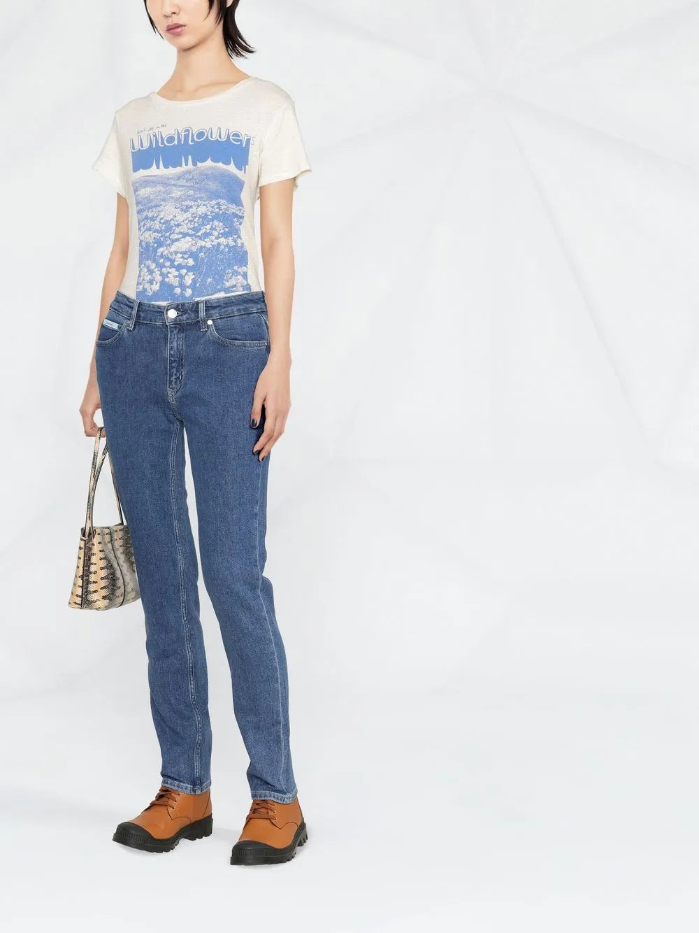 Mid-Rise Slim-Fit Jeans