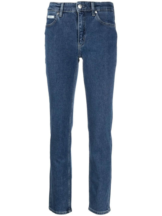 Mid-Rise Slim-Fit Jeans