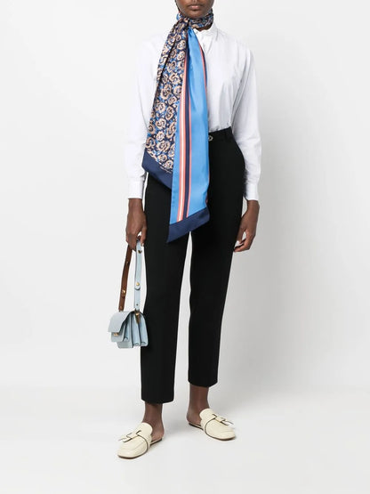 Cropped Tapered Trousers