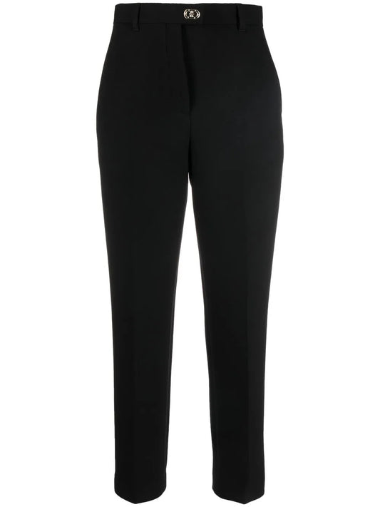 Cropped Tapered Trousers