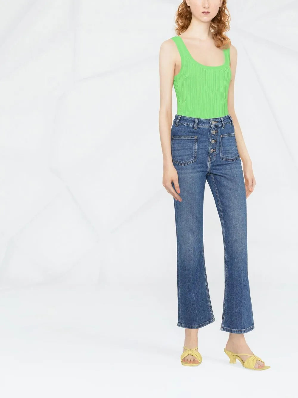 High-Rise Flared Jeans