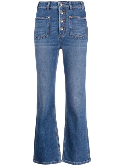 High-Rise Flared Jeans