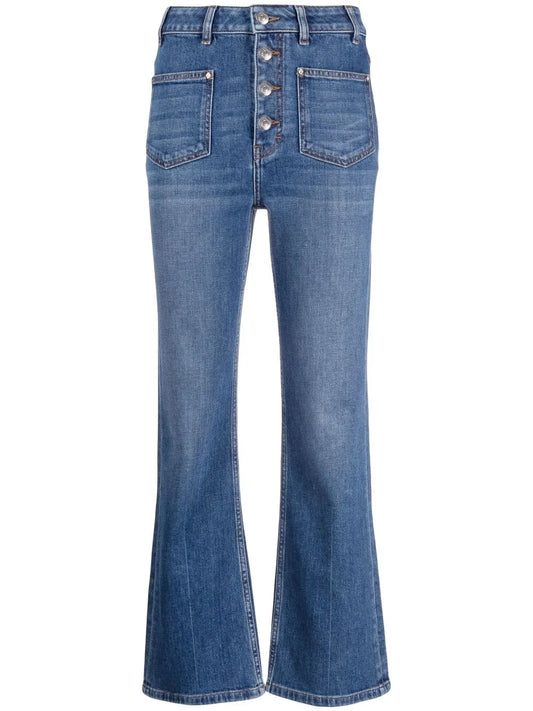 High-Rise Flared Jeans