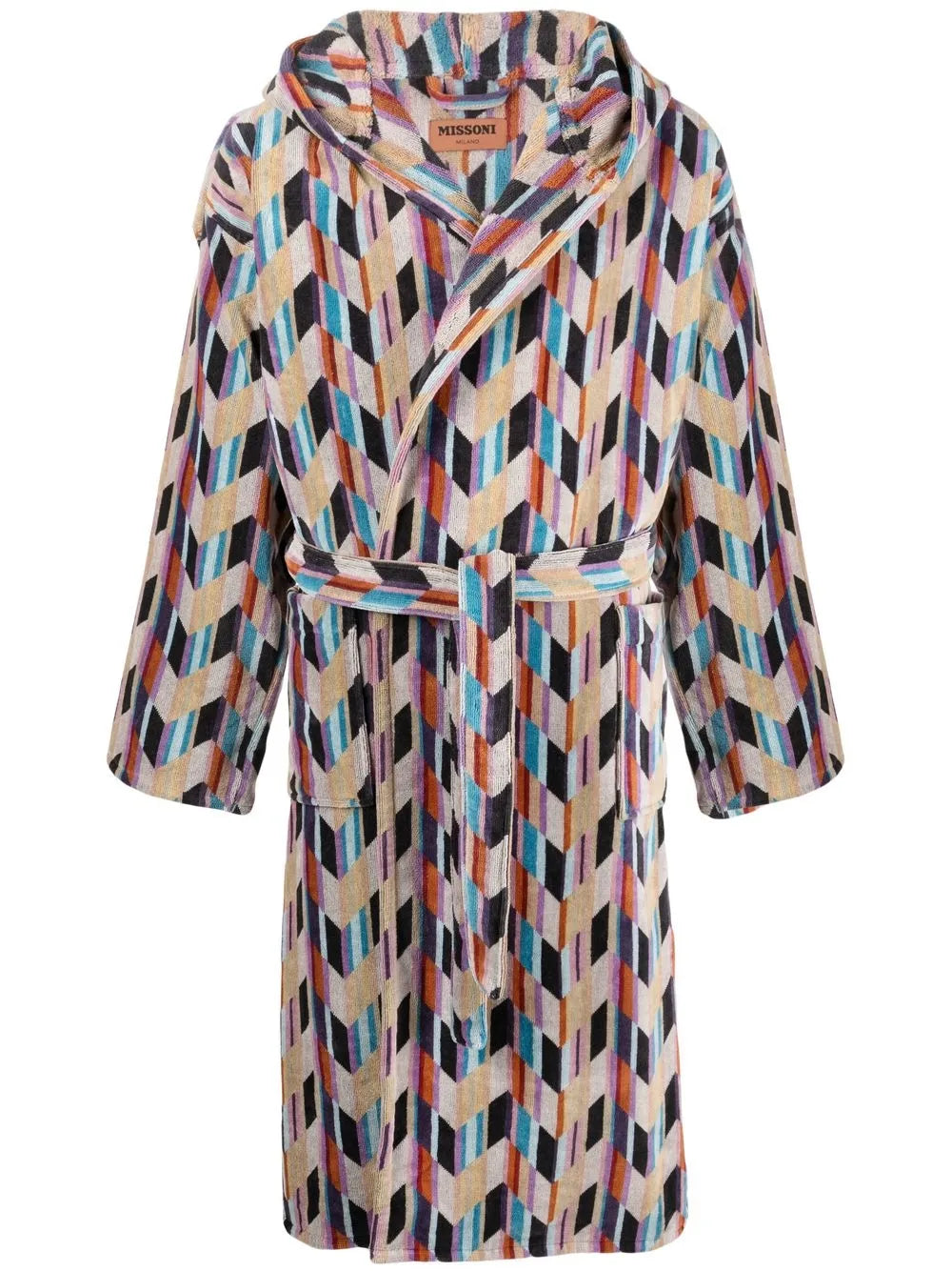 All-Over Graphic-Print Bathrobe