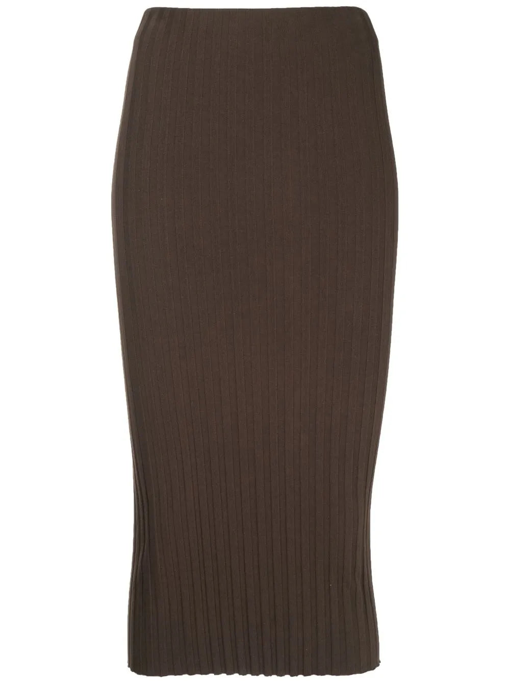 Capri Ribbed Midi Skirt