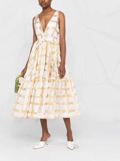 Flared Midi Dress