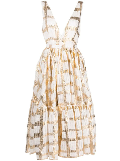 Flared Midi Dress