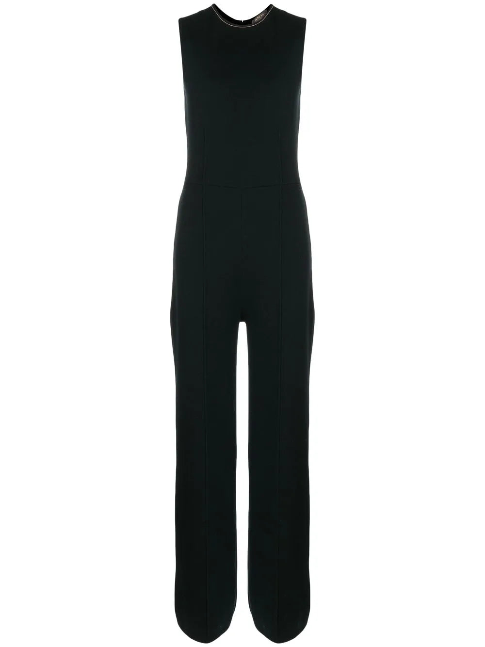 Fine-Ribbed Tailored Jumpsuit