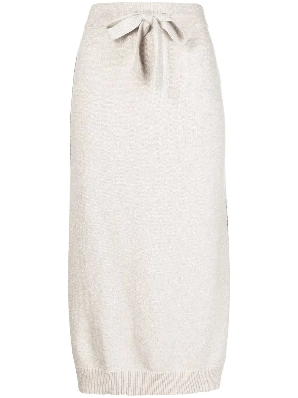 Side-Slit Cashmere Skirt
