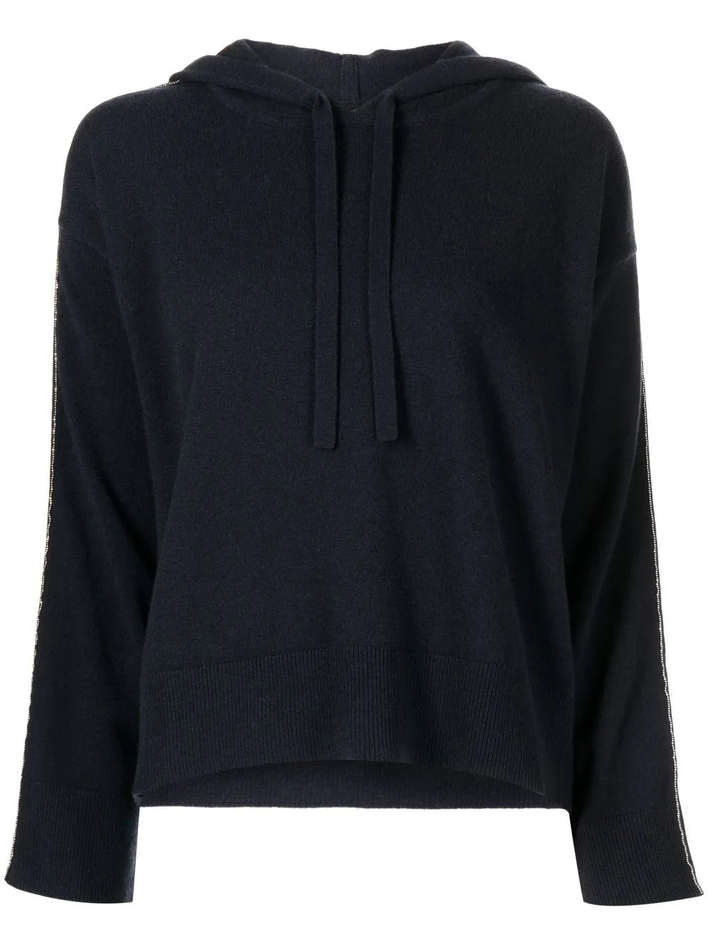 Organic-Cashmere Hooded Jumper