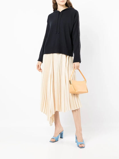 Organic-Cashmere Hooded Jumper