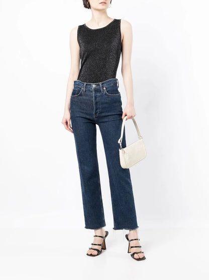 Scoop-Neckline Detail Top