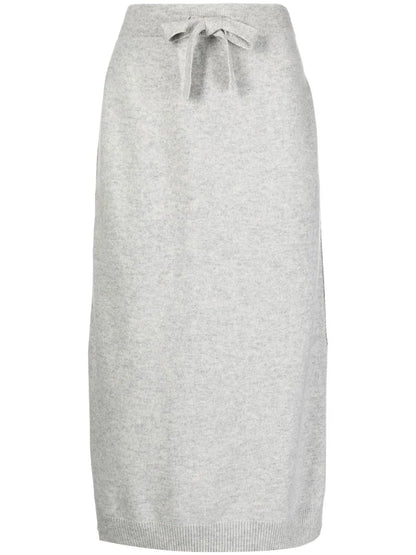 Straight Cashmere Skirt