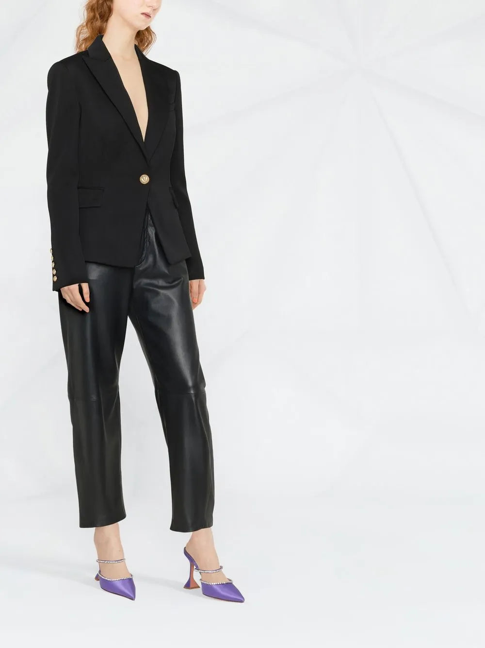 Buttoned Tailored Blazer