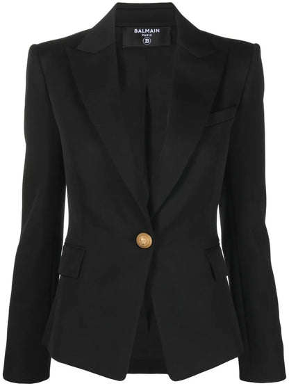 Buttoned Tailored Blazer