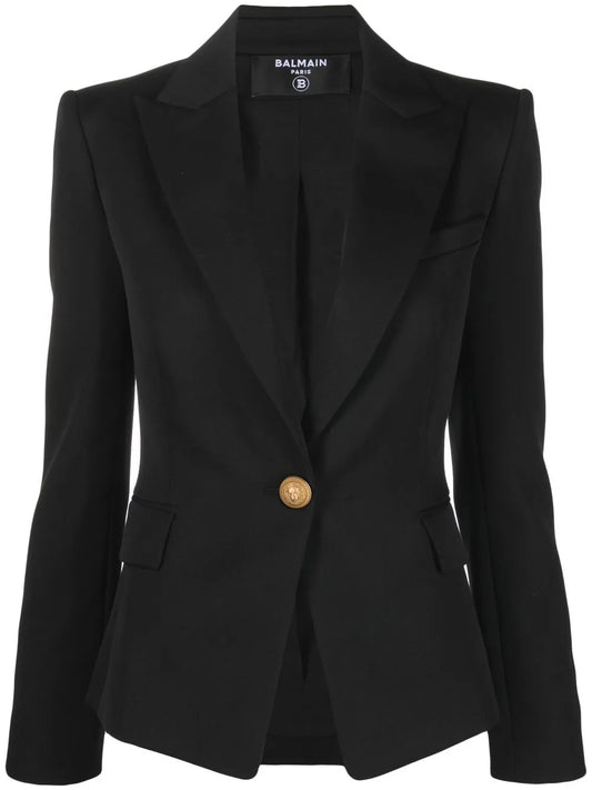 Buttoned Tailored Blazer