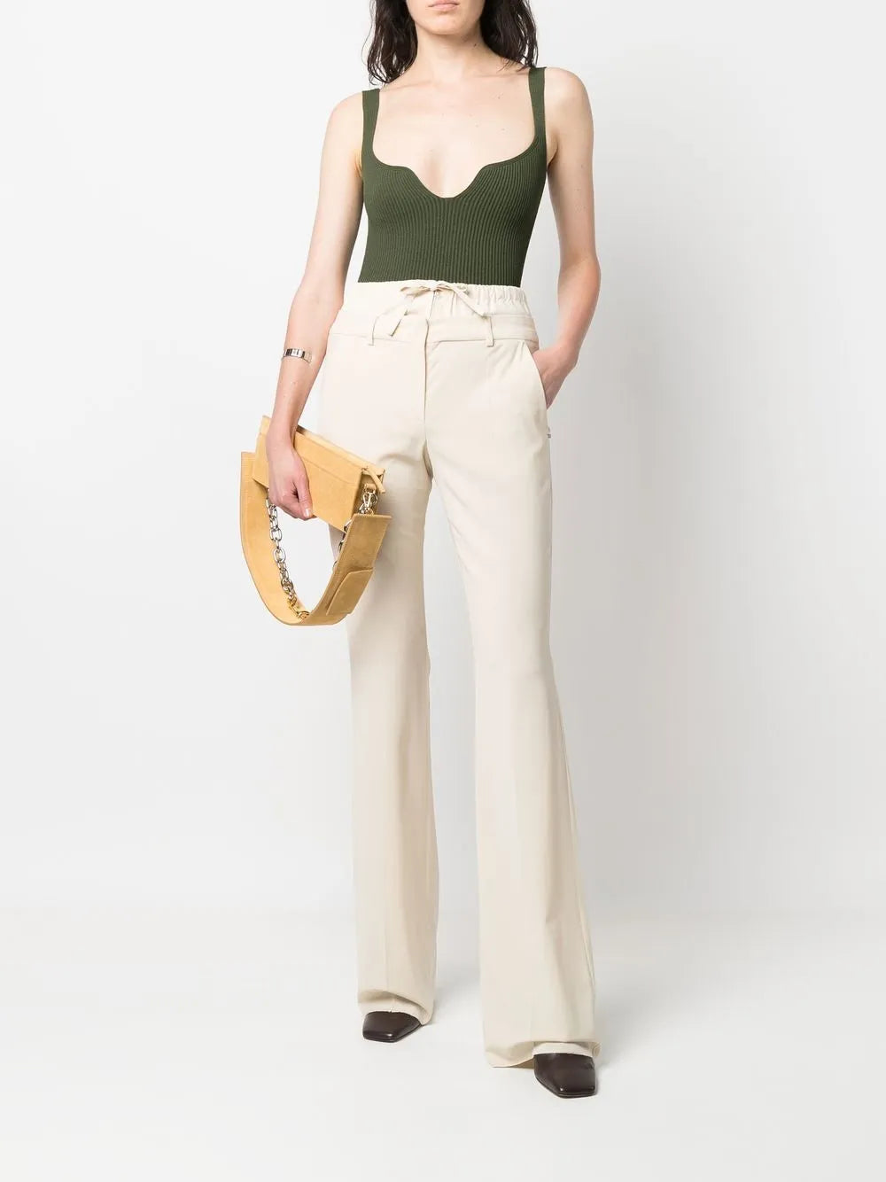 Lungo High-Waisted Drawstring Pants