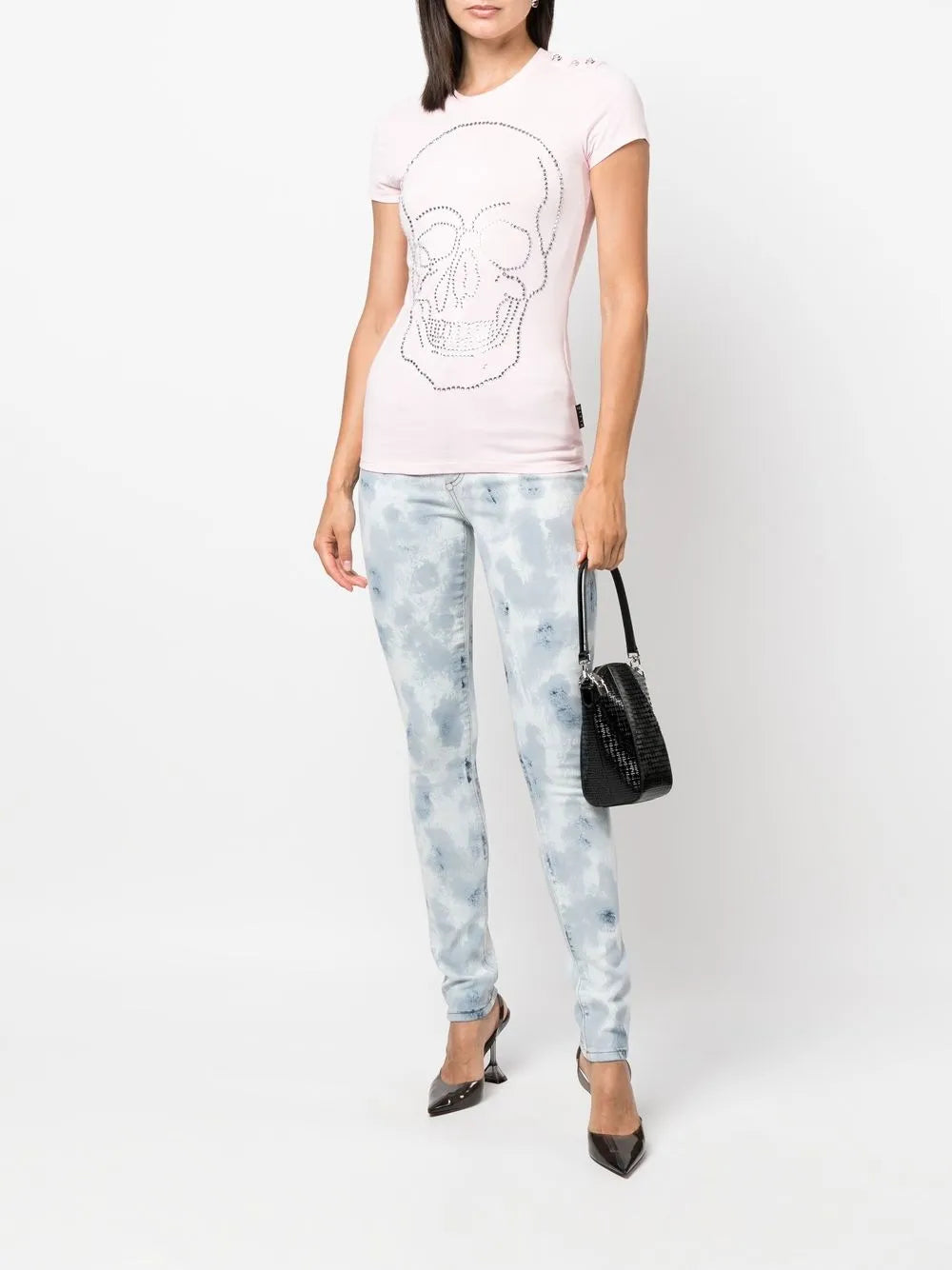 High-Waisted Tie-Dye Jeggings