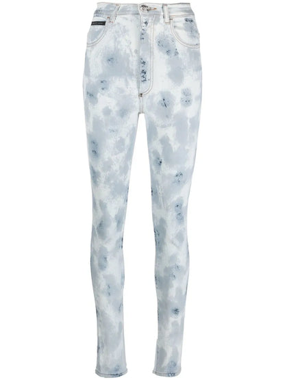High-Waisted Tie-Dye Jeggings