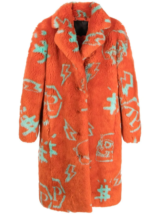 Faux-Fur Monogram Jacket