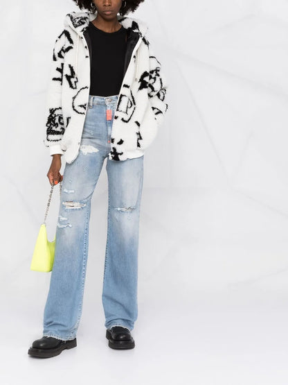 Monogram-Print Jacket