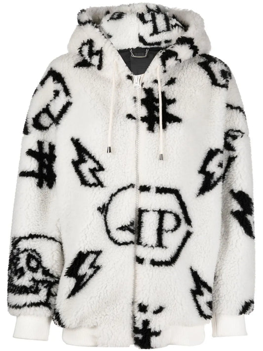 Monogram-Print Jacket