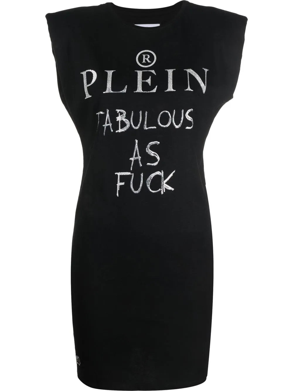 Crystal-Embellished Logo Cotton T-Shirt