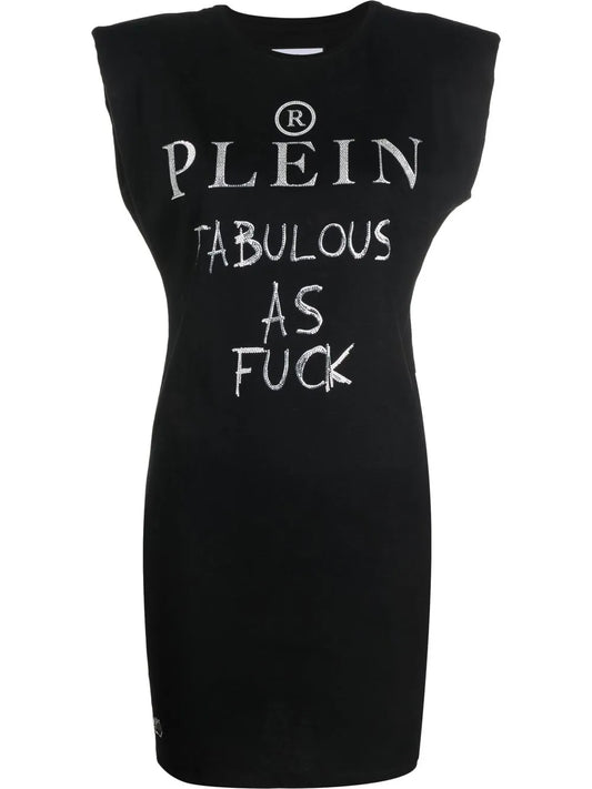 Crystal-Embellished Logo Cotton T-Shirt