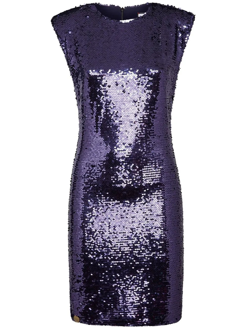 Sequin-Embellished Sleeveless Dress
