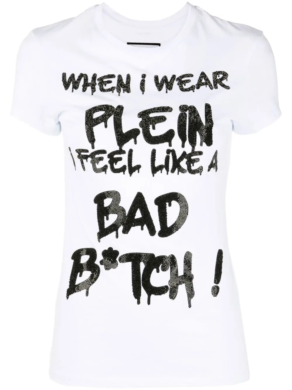Sexy Pure Rhinestone-Embellished T-Shirt
