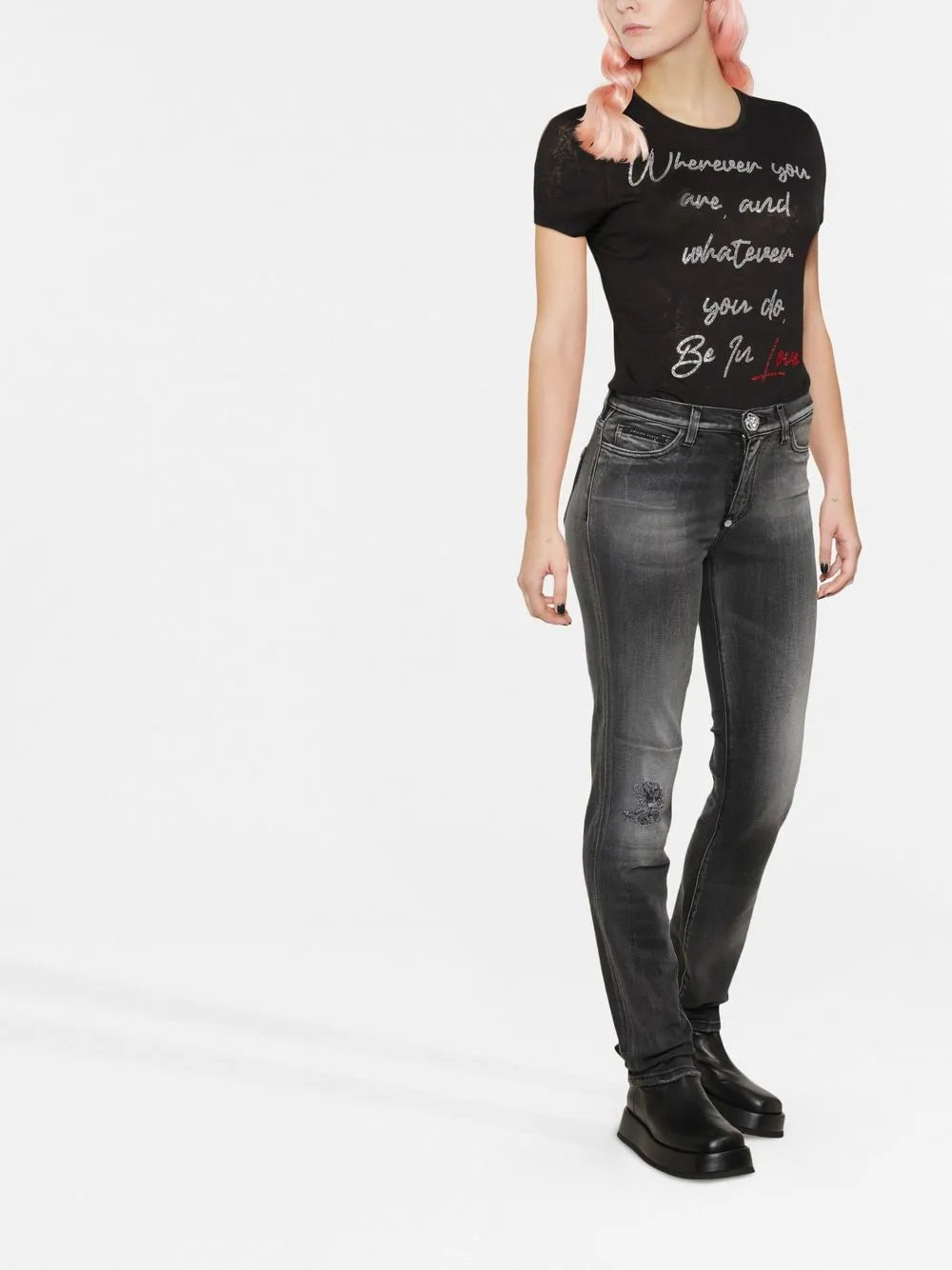 Logo-Plaque Denim Jeans