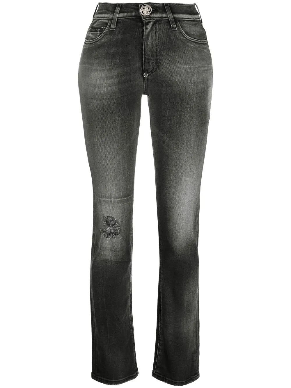 Logo-Plaque Denim Jeans