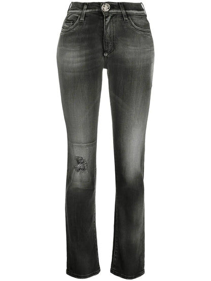 Logo-Plaque Denim Jeans