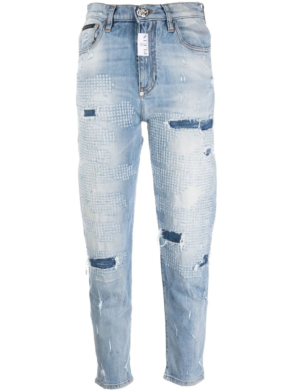 Distressed Mom Jeans