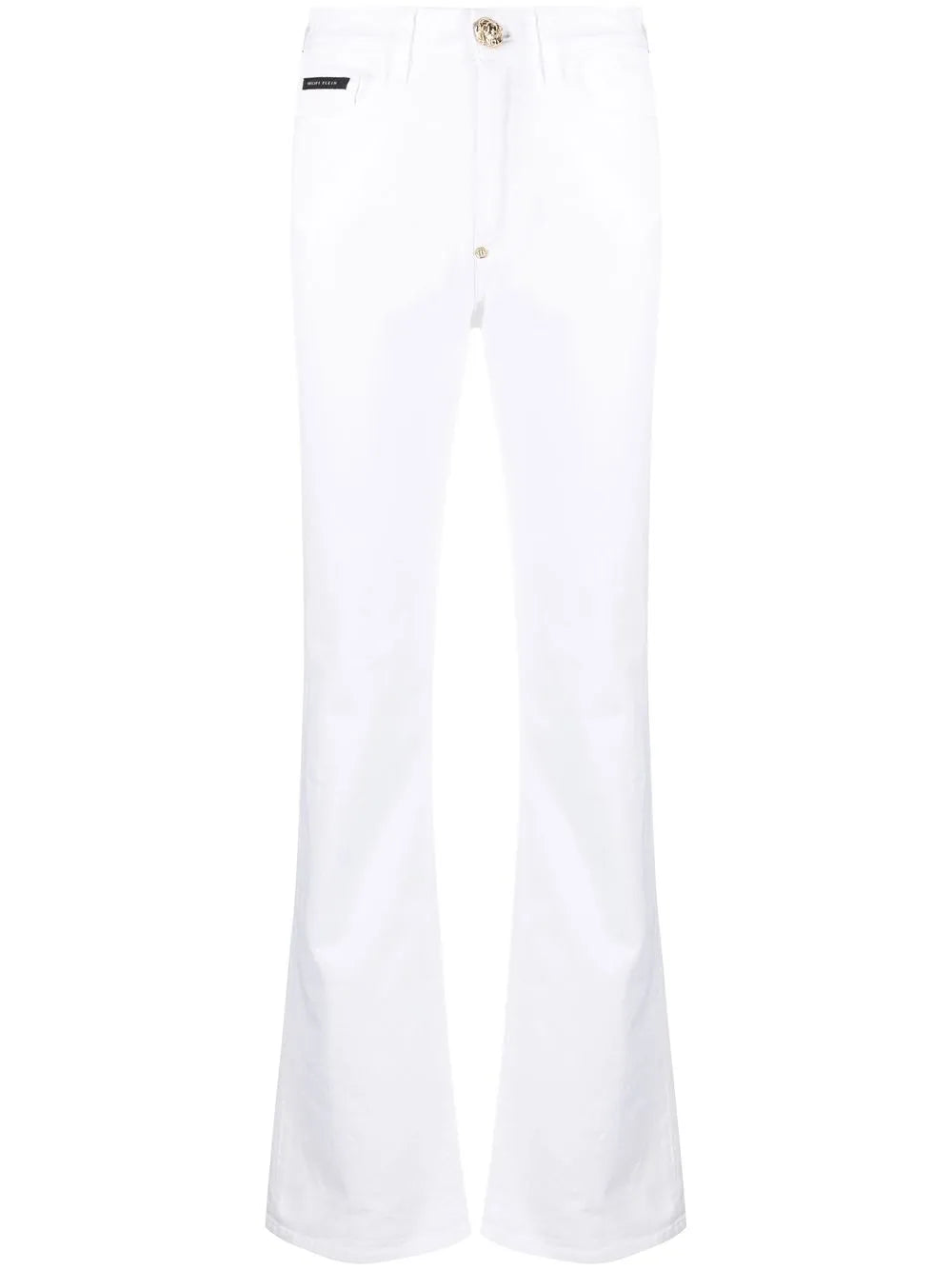 High-Waisted Flared Jeans