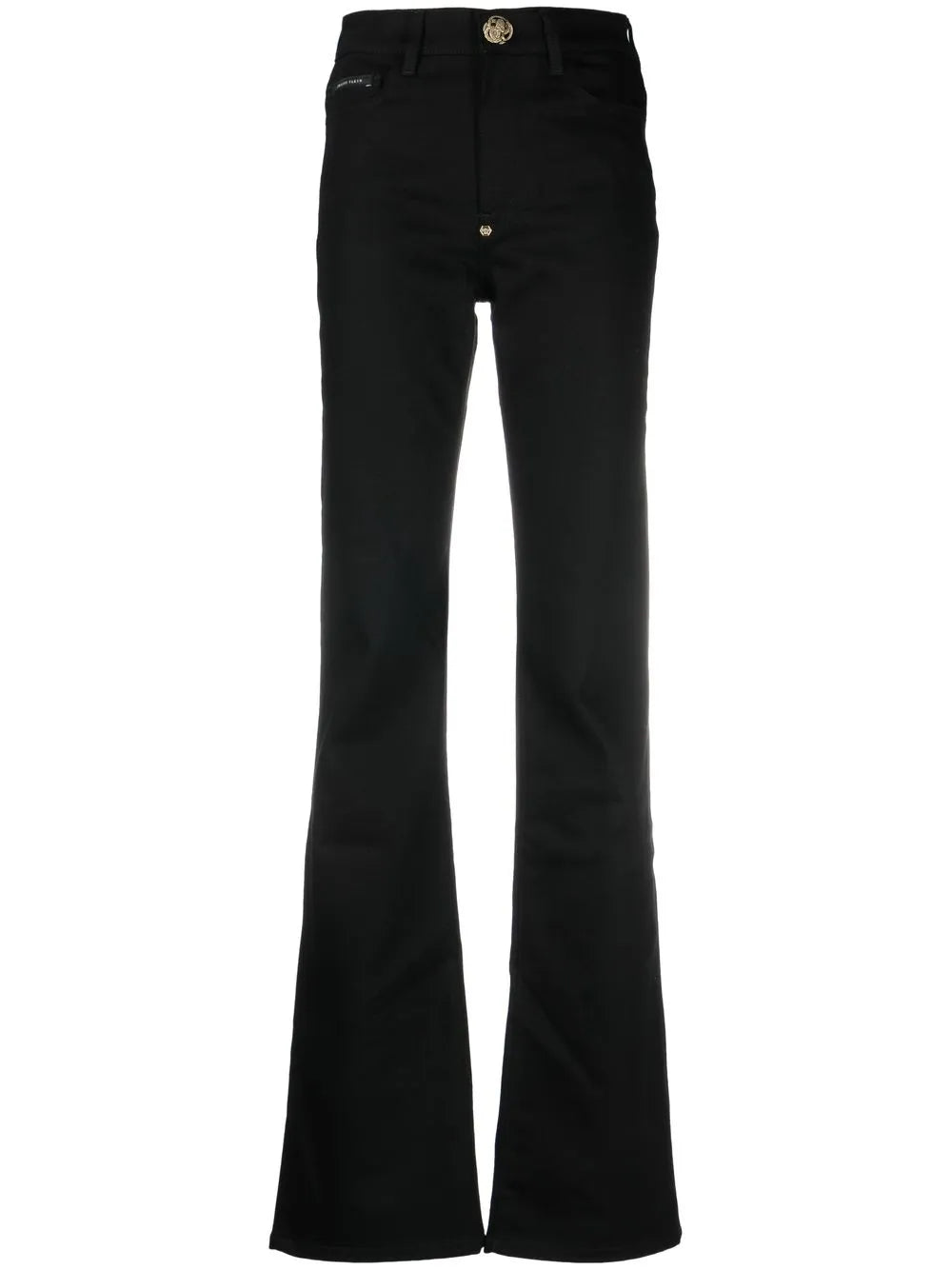High-Waisted Flared Jeans